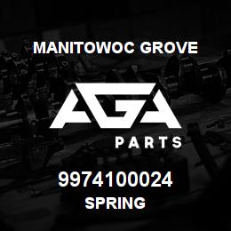 9974100024 Manitowoc Grove SPRING | AGA Parts