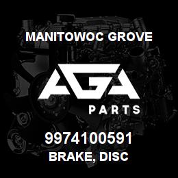 9974100591 Manitowoc Grove BRAKE, DISC | AGA Parts