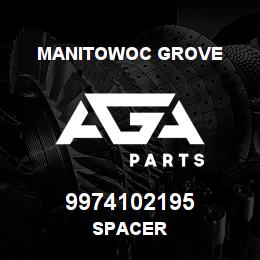 9974102195 Manitowoc Grove SPACER | AGA Parts
