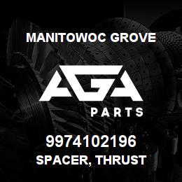9974102196 Manitowoc Grove SPACER, THRUST | AGA Parts