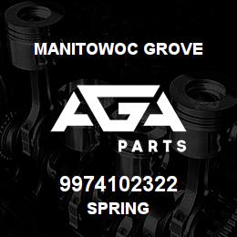 9974102322 Manitowoc Grove SPRING | AGA Parts