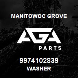9974102839 Manitowoc Grove WASHER | AGA Parts