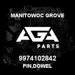 9974102842 Manitowoc Grove PIN, DOWEL | AGA Parts