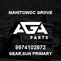 9974102872 Manitowoc Grove GEAR, SUN PRIMARY | AGA Parts