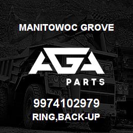 9974102979 Manitowoc Grove RING, BACK-UP | AGA Parts