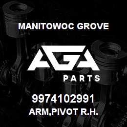 9974102991 Manitowoc Grove ARM, PIVOT R.H. | AGA Parts