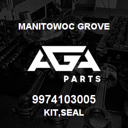 9974103005 Manitowoc Grove KIT, SEAL | AGA Parts