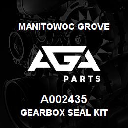 A002435 Manitowoc Grove GEARBOX SEAL KIT | AGA Parts
