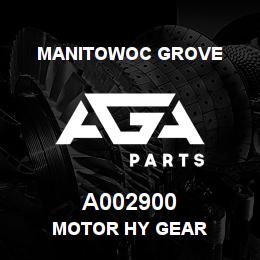 A002900 Manitowoc Grove MOTOR HY GEAR | AGA Parts