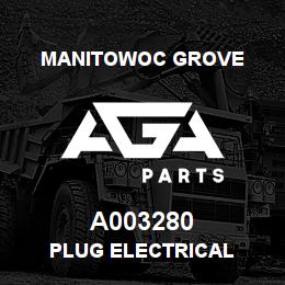 A003280 Manitowoc Grove PLUG ELECTRICAL | AGA Parts