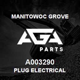 A003290 Manitowoc Grove PLUG ELECTRICAL | AGA Parts