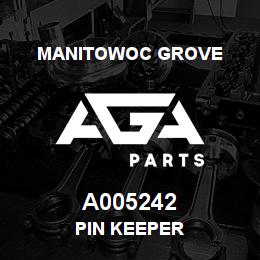 A005242 Manitowoc Grove PIN KEEPER | AGA Parts
