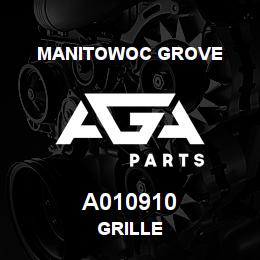 A010910 Manitowoc Grove GRILLE | AGA Parts