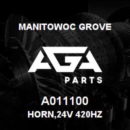 A011100 Manitowoc Grove HORN,24V 420HZ | AGA Parts