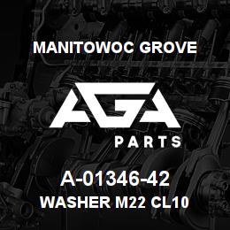 A-01346-42 Manitowoc Grove WASHER M22 C.L10 | AGA Parts
