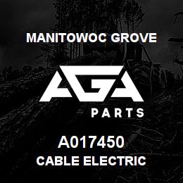 A017450 Manitowoc Grove CABLE ELECTRIC | AGA Parts
