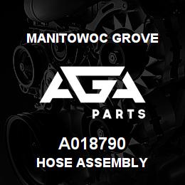 A018790 Manitowoc Grove HOSE ASSEMBLY | AGA Parts