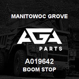 A019642 Manitowoc Grove BOOM STOP | AGA Parts