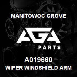 A019660 Manitowoc Grove WIPER WINDSHIELD ARM | AGA Parts