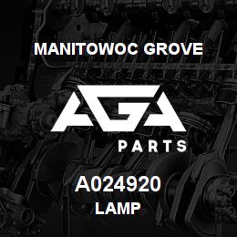 A024920 Manitowoc Grove LAMP | AGA Parts