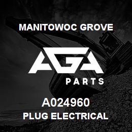 A024960 Manitowoc Grove PLUG ELECTRICAL | AGA Parts