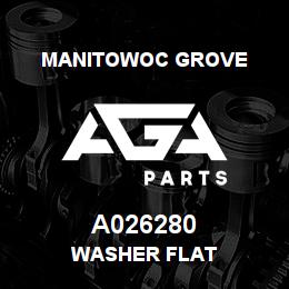 A026280 Manitowoc Grove WASHER FLAT | AGA Parts