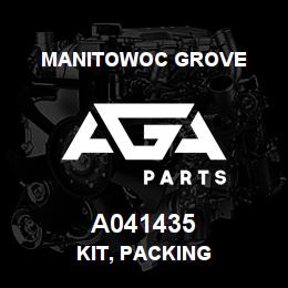 A041435 Manitowoc Grove KIT, PACKING | AGA Parts