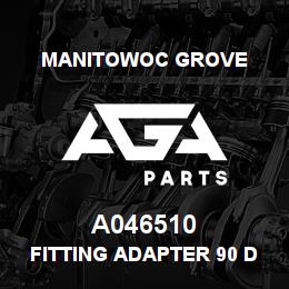 A046510 Manitowoc Grove FITTING ADAPTER 90 DEG | AGA Parts