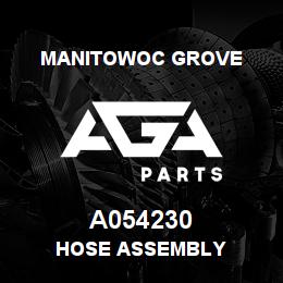 A054230 Manitowoc Grove HOSE ASSEMBLY | AGA Parts