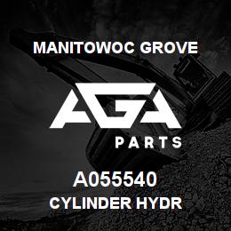 A055540 Manitowoc Grove CYLINDER HYDR | AGA Parts