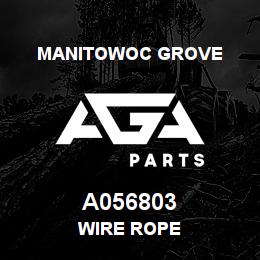 A056803 Manitowoc Grove WIRE ROPE | AGA Parts