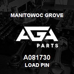 A081730 Manitowoc Grove LOAD PIN | AGA Parts