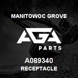 A089340 Manitowoc Grove RECEPTACLE | AGA Parts