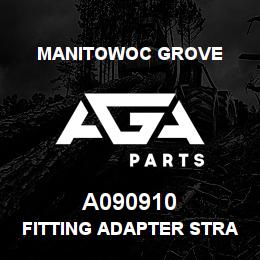 A090910 Manitowoc Grove FITTING ADAPTER STRAIGHT | AGA Parts