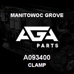 A093400 Manitowoc Grove CLAMP | AGA Parts