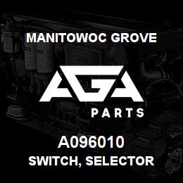 A096010 Manitowoc Grove SWITCH, SELECTOR | AGA Parts