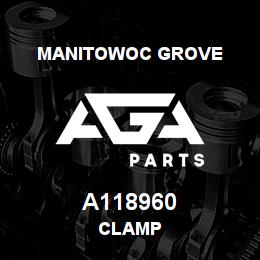 A118960 Manitowoc Grove CLAMP | AGA Parts