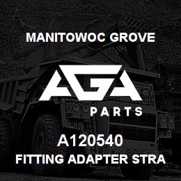A120540 Manitowoc Grove FITTING ADAPTER STRAIGHT | AGA Parts