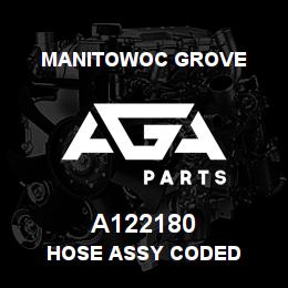 A122180 Manitowoc Grove HOSE ASSY CODED | AGA Parts