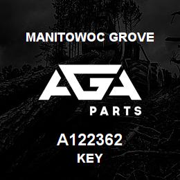 A122362 Manitowoc Grove KEY | AGA Parts