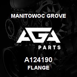 A124190 Manitowoc Grove FLANGE | AGA Parts