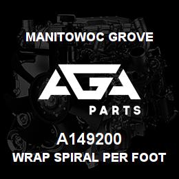 A149200 Manitowoc Grove WRAP SPIRAL PER FOOT | AGA Parts