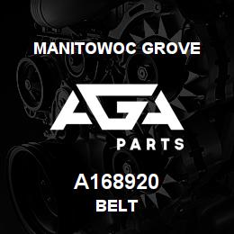 A168920 Manitowoc Grove BELT | AGA Parts