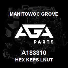 A183310 Manitowoc Grove HEX KEPS LNUT | AGA Parts