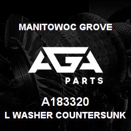 A183320 Manitowoc Grove L WASHER COUNTERSUNK E-T | AGA Parts