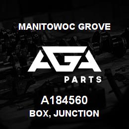 A184560 Manitowoc Grove BOX, JUNCTION | AGA Parts