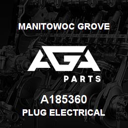 A185360 Manitowoc Grove PLUG ELECTRICAL | AGA Parts
