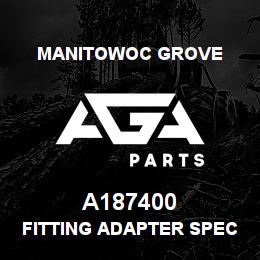 A187400 Manitowoc Grove FITTING ADAPTER SPECIAL | AGA Parts