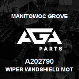 A202790 Manitowoc Grove WIPER WINDSHIELD MOTOR | AGA Parts