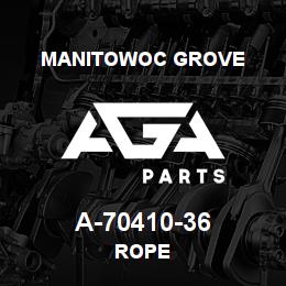 A-70410-36 Manitowoc Grove ROPE | AGA Parts